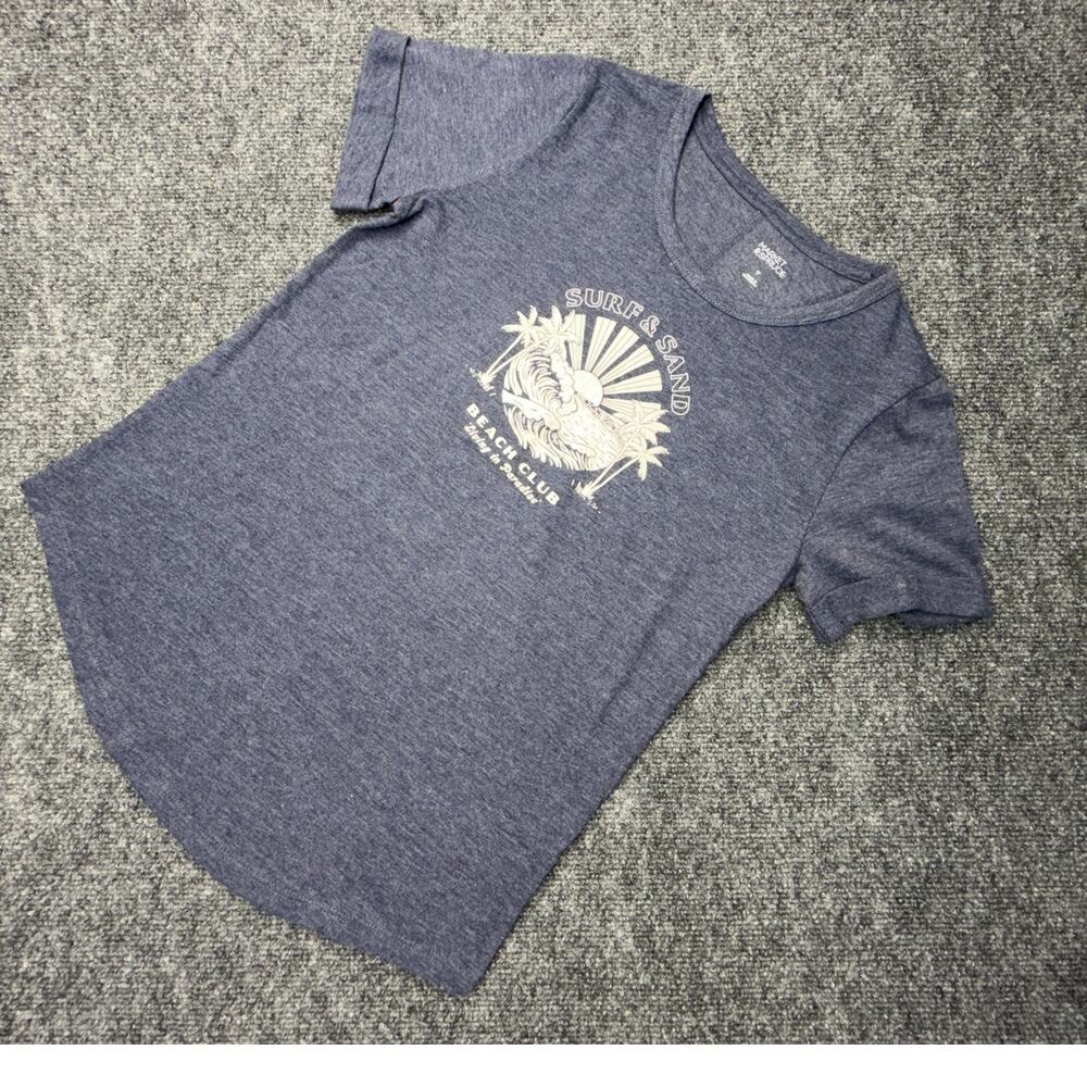 Market & Spruce Surf Sand Beach Club Graphic T Shirt XS